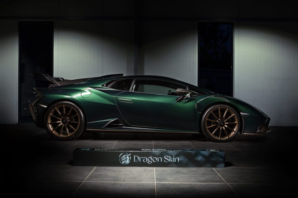 tło lamborghini podstrona rodzaje folii PPF Dragon Skin